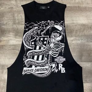 Harley Davidson self cut tee